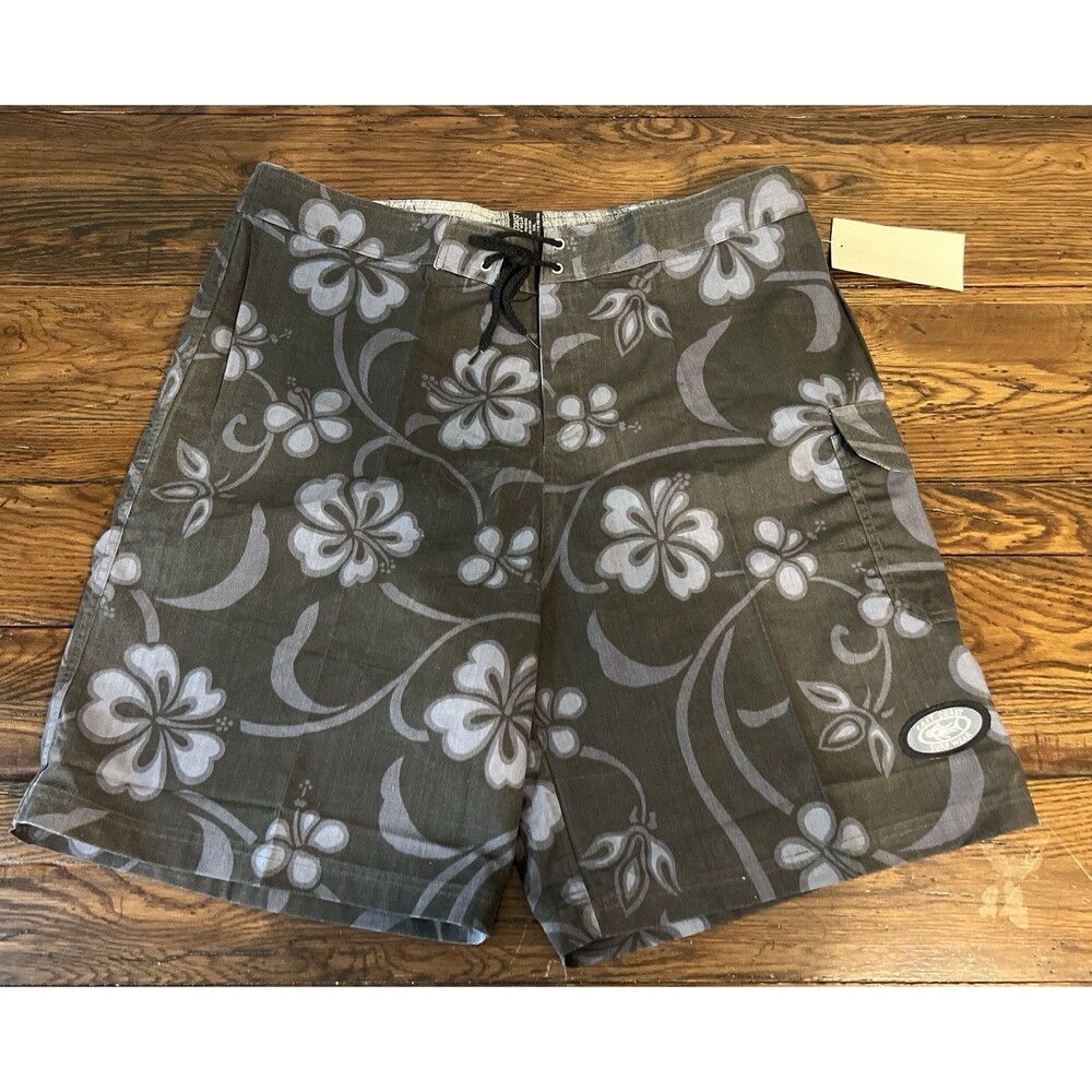 NWT Vintage 90s East Coast Surf Wear Swim Trunks Men's XXL Retro Board Shorts